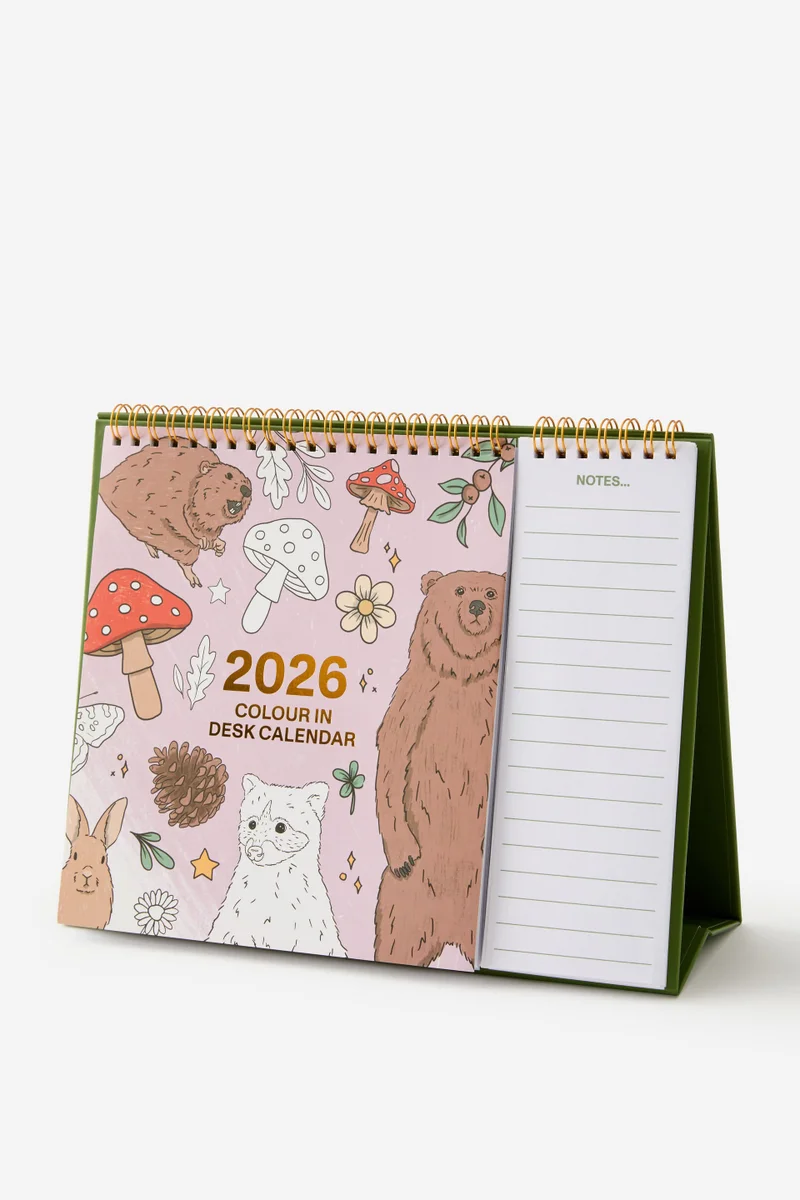 Typo  Colour In Desk Calendar  | Best Price UAE